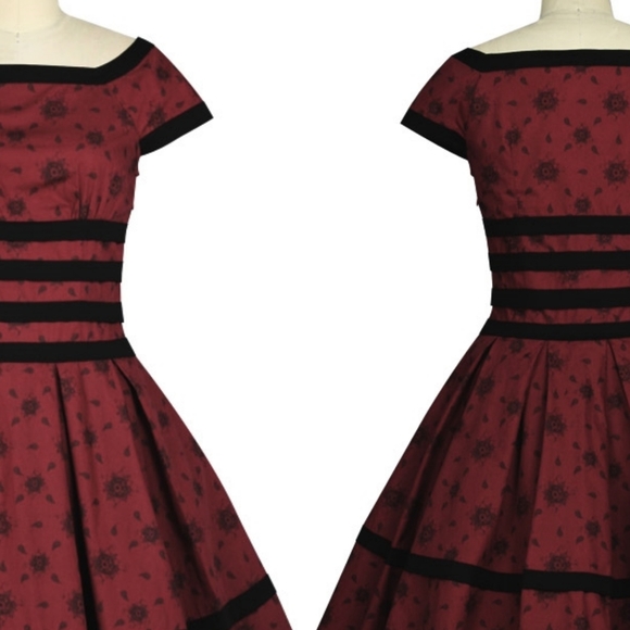 Pin Up Swing Dance Dress - Picture 4 of 5